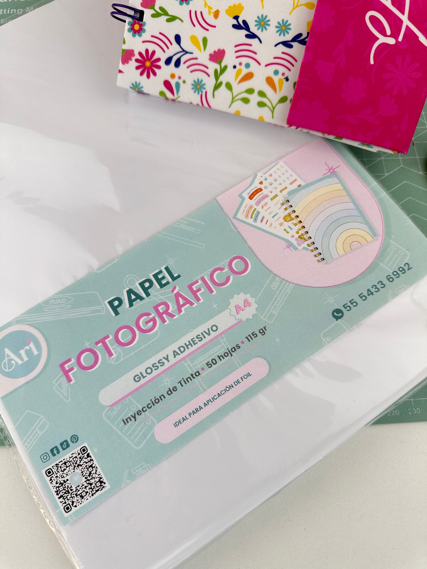 PAPEL FOTOGRAFICO ADHESIVO