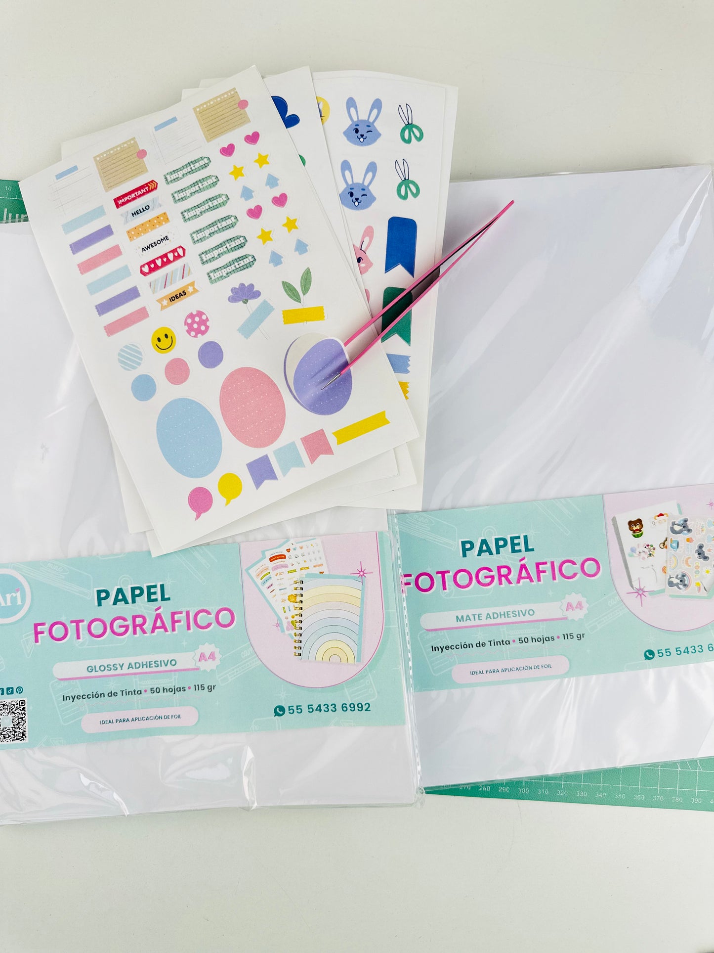 PAPEL FOTOGRAFICO ADHESIVO