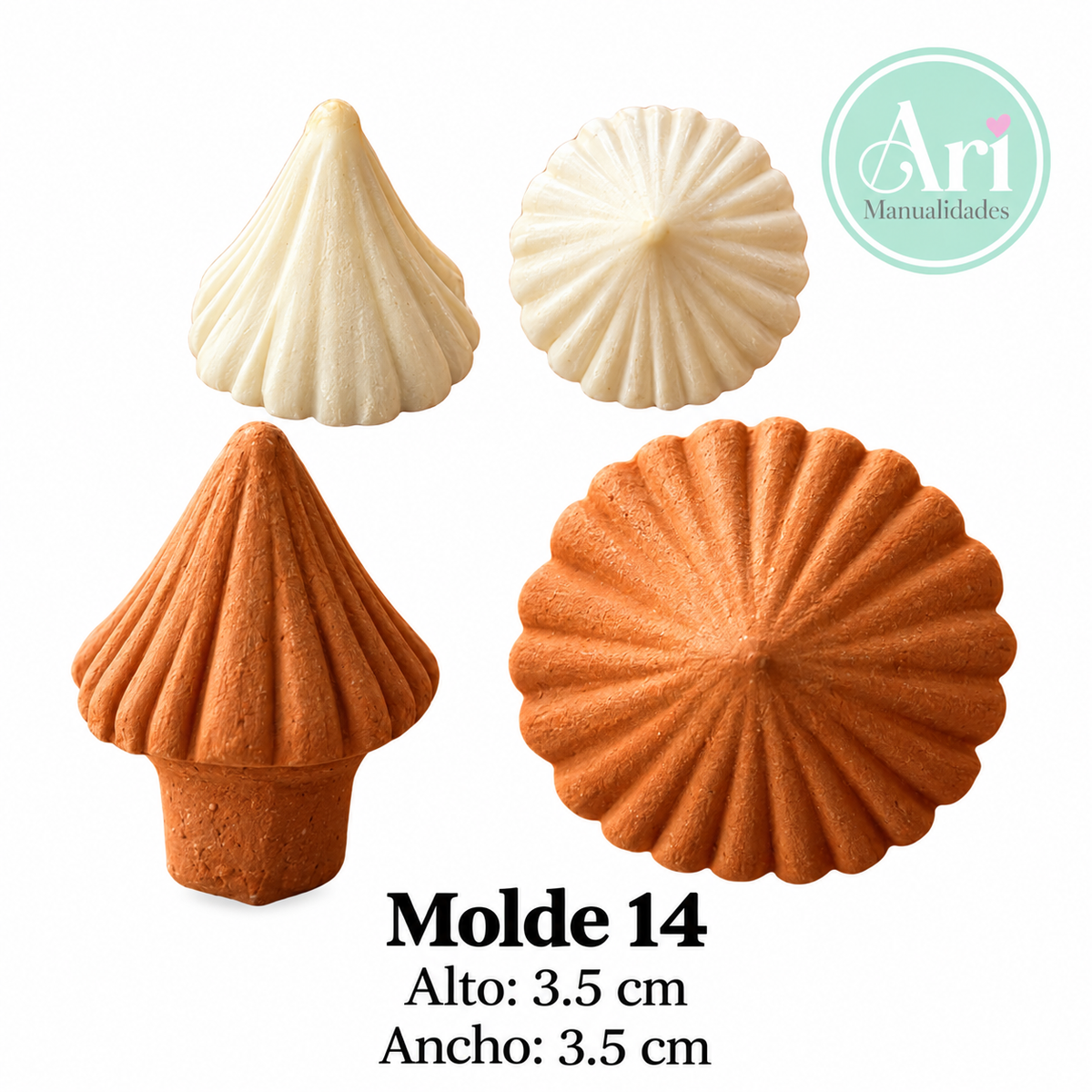 MOLDES PARA VELAS ESCAMADAS
