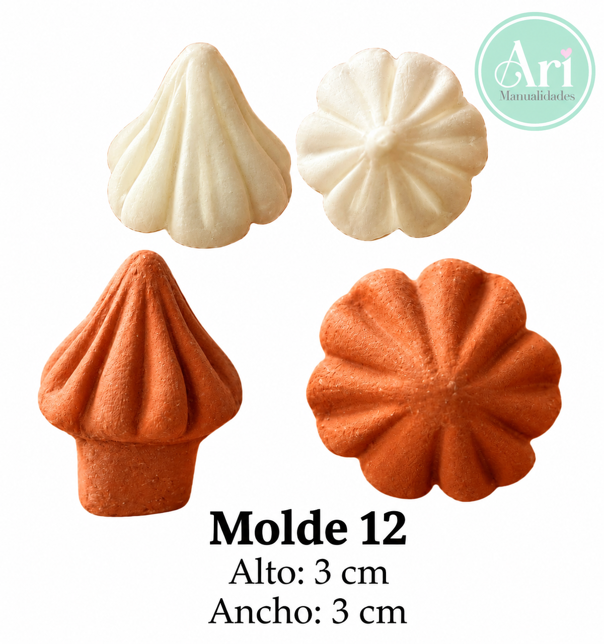 MOLDES PARA VELAS ESCAMADAS