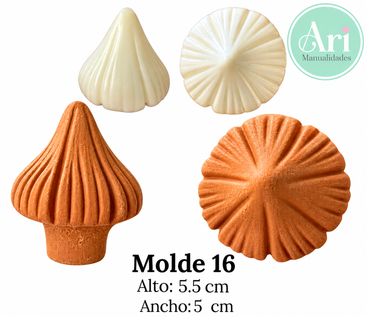 MOLDES PARA VELAS ESCAMADAS