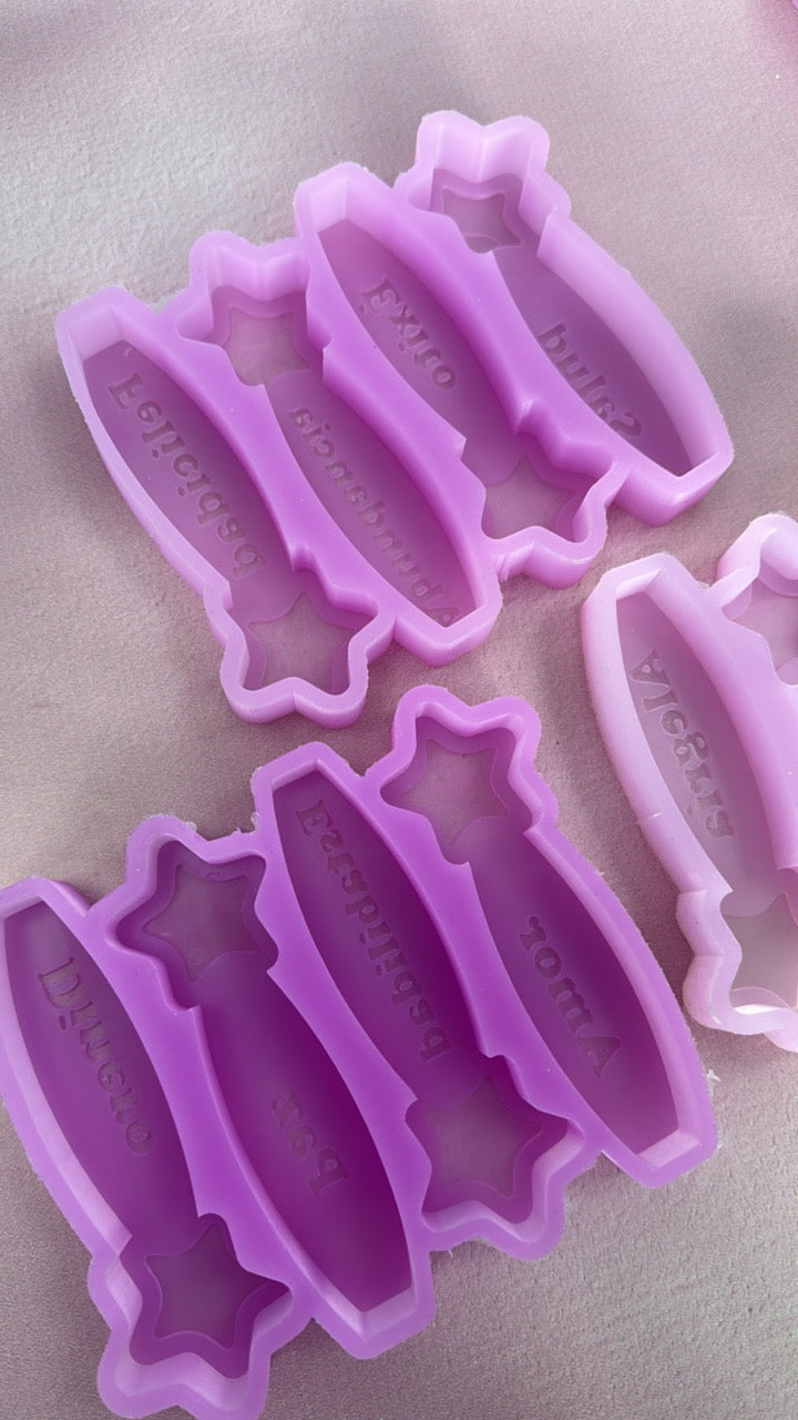 MOLDES DE SILICON VELAS DE ADVIENTO