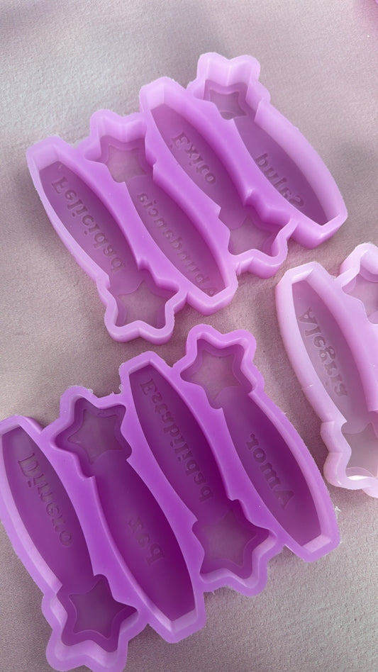 MOLDES DE SILICON VELAS DE ADVIENTO