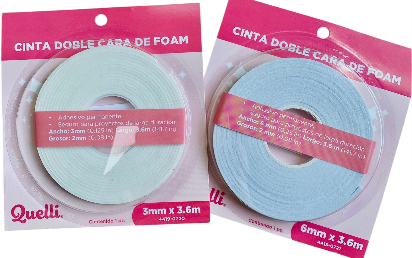 CINTA DOBLE CARA DE FOAM